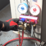 에어컨 펌프다운하는 방법2가지 / 매니폴드게이지펌프다운/ 시간을측정한 펌프다운법