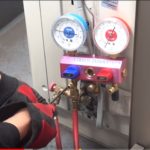 에어컨 펌드다운 방법　(매니폴드게이지가 있을경우) 블러그 2-1편